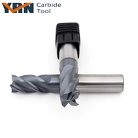 Outils en carbure à pas différencié à hélice variable fraise en bout à rayon d'angle de nez de taureau 1/2 pouces