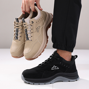 Nuove Scarpe da <span class=keywords><strong>Lavoro</strong></span> Quattro Stagioni Antiurto Antiperforazione Comode Scarpe di Sicurezza con Punta in Acciaio Resistenti all'Usura per Cantieri Edili - Product Image 2