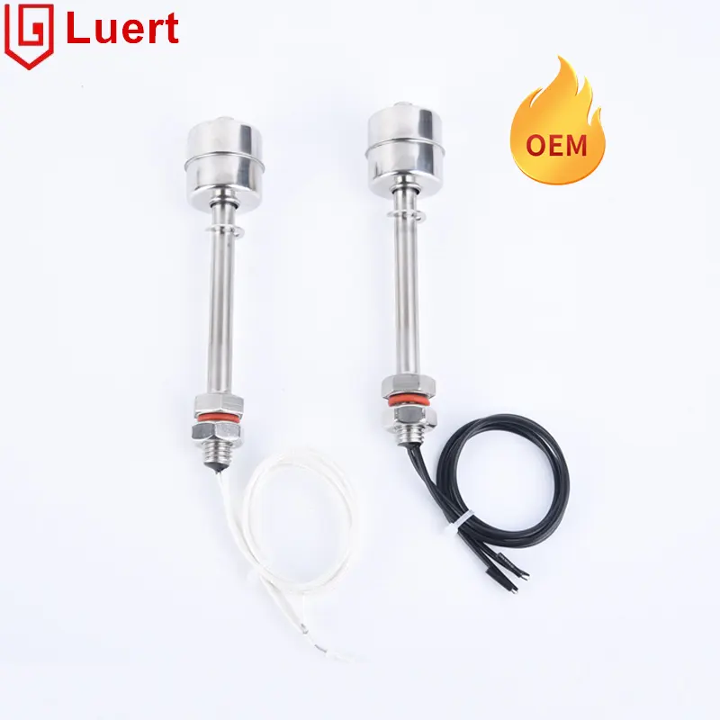 Interrupteur à Flotteur Acier Inoxydable 304 - Détection Niveau D'eau, Sans Vis, -10 à +120°C - Neuf