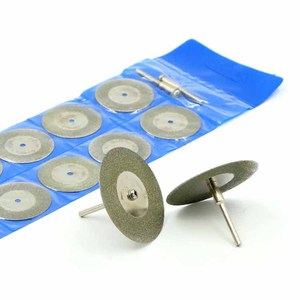 Ensemble de 10 accessoires de coupe diamantés pour <span class=keywords><strong>Dremel</strong></span>, lames de scie pour couper le <span class=keywords><strong>verre</strong></span>, la pierre, le jade, le bois - Product Image 5