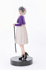 Costume de grand-mère amusant pour adultes pour Halloween, robe florale, tenue de fête cosplay pour <span class=keywords><strong>vieille</strong></span> <span class=keywords><strong>dame</strong></span> - Product Image 6
