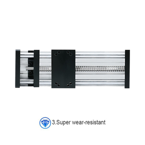 โมดูลโต๊ะเลื่อนแบบแมนนวล HLTNC Linear Sliding Table KK Module GX80 1204 Series - Product Image 5