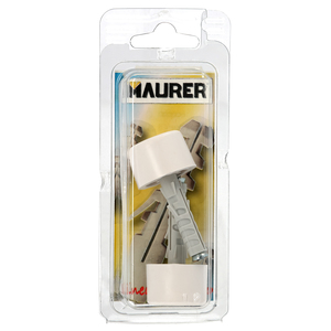 Tope de Puerta con Tapón de Nailon Blanco, Paquete de 2 Piezas en Blíster - Product Image 4