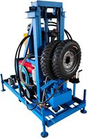 FineDrill 100m 150m 22HP Mine Foreuse Portable Profondeur Puits D'eau Foreuse Rotative Foreuse Eau Forage Machine à Vendre