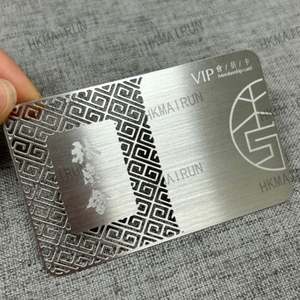 Hot Sale Gold-Plated Polished Customized Stainless Steel Business Blank Metal <b>Cards</b> - Product Image 3