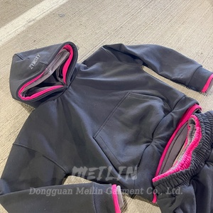 Conjunto de Chándal Oversize de Tela Gruesa para Fabricantes de Ropa, con Sudadera con Capucha de Doble Capa y Pantalones de Chándal con Tres Cinturas Ajustables - Product Image 3