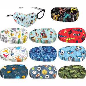 Pansement oculaire pour enfants, couverture complète en tissu non tissé, pour l'entraînement de l'amblyopie et du strabisme - Product Image 3