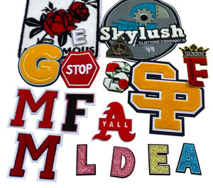 Chapeau en PU brodé personnalisé Ortha Evra Ventralex en chenille Logo en fer en forme de cœur 1-3 jours de bricolage échantillon logistique 1-3 jours de bricolage - Product Image 3