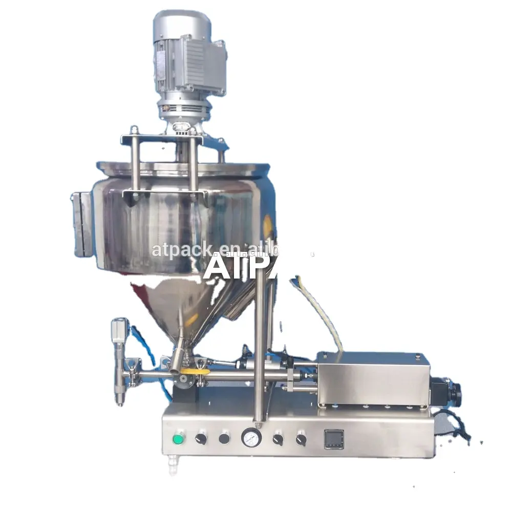 Semi-automatic heating and mixing candle wax filling machine (All material contact parts are heated to prevent candle solidity)