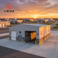 Hangar de Acero Prediseñado para Aviones, Resistente a Altas Cargas de Viento, Taller de Mantenimiento de Aeronaves, Edificio de Aeropuerto, Anticorrosión