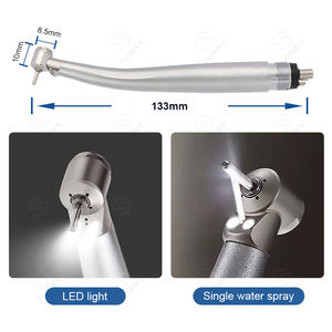 Mini Pieza de Mano Dental de Turbina de Alta Velocidad con LED y 4 Orificios para Niños, de Acero Inoxidable - Product Image 3