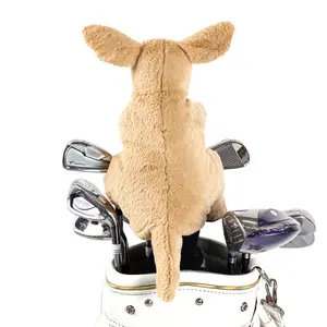 HOW TRUE Funny Animal Golf Club Headcovers Soft Plush Panda Dog Kangaroos Golf Driver Head Cover For Protect Golf Clubs