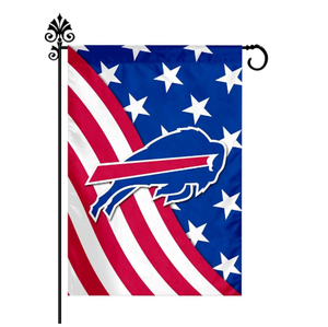 Bandera de Jardín Personalizada de los Pittsburgh <span class=keywords><strong>Steelers</strong></span> con Diseño de la Bandera Americana, Impresa por Ambos Lados en Poliéster - Product Image 3