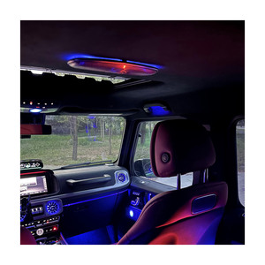 Haut-parleur de plafond à voûte haute avec éclairage LED pour <span class=keywords><strong>Mercedes</strong></span> G500 G63, style <span class=keywords><strong>berline</strong></span>, pièces intérieures, modèles G-<span class=keywords><strong>Class</strong></span> W464 W465 2024 2025 - Product Image 5