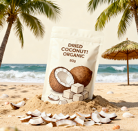 Personnalisation de la fermeture à glissière thermoscellable de qualité alimentaire Emballage alimentaire de fruits secs de noix de coco anti-odeur Pochette Doypack