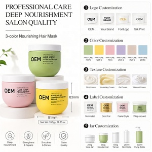 Masque capillaire 3-en-1 personnalisé OEM en marque blanche, ultra-nutritif avec protéines 4D, extrait de gingembre 2X soyeux, huile d'argan et kératine - Product Image 6