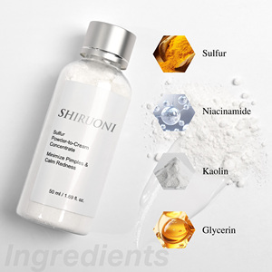 Oem ODM Vegan Hữu Cơ Niacinamide lưu huỳnh bột để kem cho mụn trứng cá da mặt Kem dưỡng da mụn đỏ nhẹ nhàng sửa chữa - Product Image 3