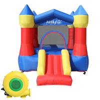 Château gonflable avec toboggan pour enfants, en stock aux États-Unis, idéal pour les fêtes et l'usage domestique