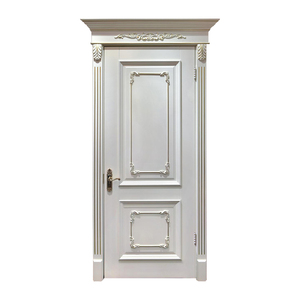 Puertas de Madera de <span class=keywords><strong>Cedro</strong></span> Macizo de China, Puertas Interiores Residenciales Personalizadas, <span class=keywords><strong>Puerta</strong></span> de Madera Maciza Insonorizada, <span class=keywords><strong>Puerta</strong></span> Abatible de Madera - Product Image 5