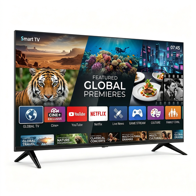 OEM ODM Manufacturer Television Smart TV 32 40 43 50 55 65 75 85 Inch LED TV Inteligente De 65 Pulgadas Android Televisores