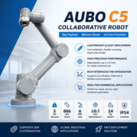 Bras robotique collaboratif articulé AUBO C5 à 6 axes avec une portée de 886 mm, une charge utile de 5 kg, Cobot intelligent pour l'automatisation industrielle