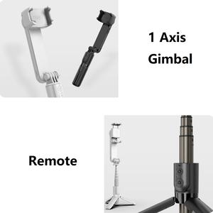 Trípode Telescópico Inteligente de 1 Eje <span class=keywords><strong>L09</strong></span>, Palo Selfie con <span class=keywords><strong>Gimbal</strong></span>, <span class=keywords><strong>Estabilizador</strong></span> de Teléfono con Luz LED - Product Image 5