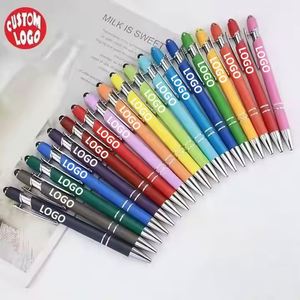 Custom <b>Cheap</b> <b>Gift</b> Classic Slim Series Ballpoint Pens Sublimation Aluminum Pen Metal Ballpoint Pen With Custom Logo - Product Image 1