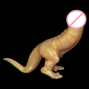 Silikon-Dinosaurier-Dildo Leuchtender Dildo Nachtleuchtender Dildo Erwachsenen-Spielzeug Tier-Dildo Monster-Dildo Eidechsen-Dildo Sex-Spielzeug-Box - Product Image 3