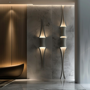 Minimalist Metal Acrylic Pendant <b>Light</b> 2700K Warm White <b>LED</b> <b>Surface</b> <b>Mounted</b> Ceiling Lighting for Living Room - Product Image 2