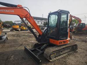 Excavatrice hydraulique diesel de taille mini HITACHI ZX55 d'occasion d'origine en excellente condition de fonctionnement de haute qualité à vendre - Product Image 5