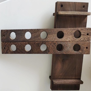 Elegante Portalápices de Madera Hecho a Mano con Múltiples Ranuras, Organizador de Escritorio Ecológico para Decoración del Hogar, Oficina <span class=keywords><strong>o</strong></span> Estudio - Product Image 1