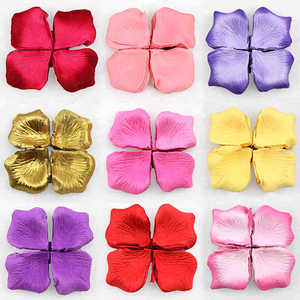 Petali di <span class=keywords><strong>Rosa</strong></span> Artificiali Colorati Leggeri in Tessuto Non Tessuto, Fiori Finti Essiccati per Matrimoni, Feste, San Valentino, Decorazioni per la Casa - Product Image 3