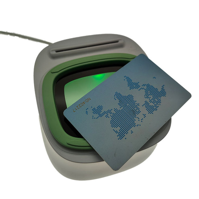 RS232 Smart IC Chip NFC Card Reader PDF417 QR Data matrix Code Scanner Device Compliant to ISO14443 EMV PBOC F3300