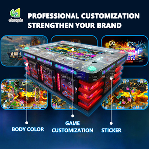 Chúng tôi Euro Úc phổ biến độ nét cao 8 người chơi Câu Cá Trò chơi máy Arcade Panda vs người ngoài hành tinh 3 - Product Image 4