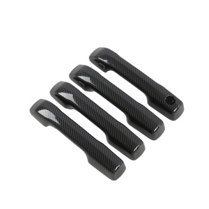 WZXD Triple Chrome Exterior <b>Door</b> Handle Cover <b>Trims</b> for for - Product Image 1