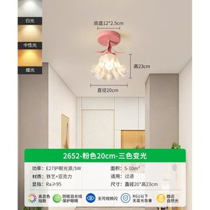 French <b>Retro</b> Modern Minimalist Entrance Hall and Walk-In Closet Lighting Fixtures Balcony and Hallway <b>Ceiling</b> <b>Lights</b> - Product Image 4