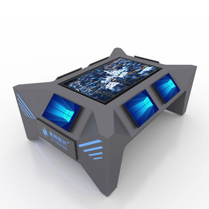 คอนโซลในห้องควบคุมด้วยทรายโต๊ะอิเล็กทรอนิกส์โต๊ะควบคุมมัลติมีเดียแบบโต้ตอบออกแบบได้ตามต้องการผลิตจากโรงงานจีน - Product Image 2