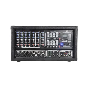 RQRQSONIC CEOT-760AU Powered 500W Audio Mixer Amplifier with USB Function MP3 Type