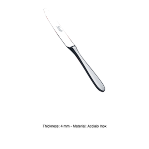 Salvinelli Grand Hotel Dessert <b>Knife</b> 18/10 Stainless Steel, 4 mm Thick - Product Image 3