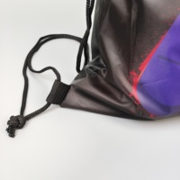 Sac à cordon personnalisé en polyester 210D, sac de sport de luxe, sac à dos durable, sac à cordon pour la gym, cadeau promotionnel pour l'école