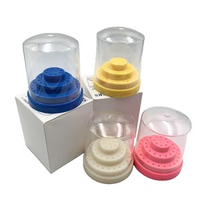 Caja de esterilización para fresas dentales con 48 orificios, caja para cabezales de pulido de carburo de tungsteno, cabezal de pulido de baja velocidad y caja, de tres capas - Product Image 4