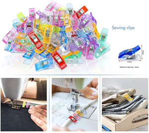 Clips de Sujeción Multiusos Coloridos para Manualidades, Clips de Plástico para Coser y Crochet, Gran Venta - Product Image 4