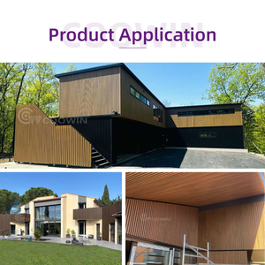 Co-extrusion WPC, composite bois-plastique, décoration extérieure de la <span class=keywords><strong>maison</strong></span>, panneau mural WPC - Product Image 6