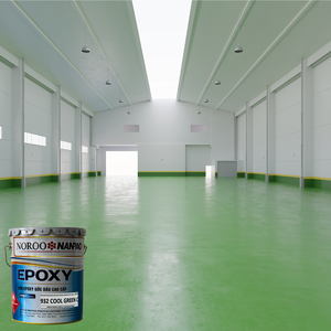 NOROO-NAPAO Epoxy <b>Floor</b> Coating 932 Cool <b>Green</b> C Liquid Building <b>Paint</b> for Factory Warehouse - Product Image 1