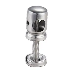 Stainless Steel Cable Railing Fittings Staircase Handrail Accessories Pipe Clamp Holder Tube Connector Cross Bar Holder