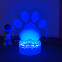 Projecteur de lumière de nuit Anime, lampe Anime personnalisée, alimentée par USB, commande tactile, télécommande, luminosité réglable