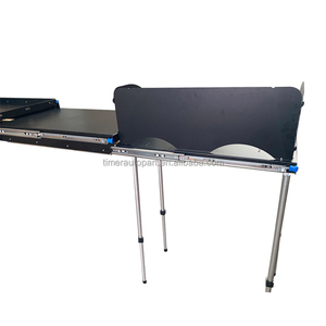 4x4 Truck Bed Outdoor Furniture Portable Aluminum Folding Cooking <strong>Table</strong> Heat Resistant <strong>Storage</strong> for Campervan SUV <strong>Camp</strong> Cupboard - Product Image 4