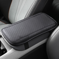 Coussin d'accoudoir de voiture en cuir de qualité supérieure, éponge HD, coussin de console centrale perforé respirant à double sangle, pour BMW Toyota Honda