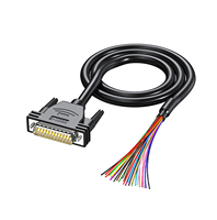 Cable de Extensión Serial RS485 DB25 Macho con Cable Desnudo, Conductor de Cobre Puro, Revestimiento de PVC, Certificado CE/FCC/ROHS para Computadora, OEM/ODM