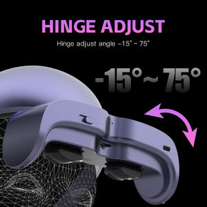 แว่นตา <span class=keywords><strong>VR</strong></span> อัจฉริยะระบบแอนดรอยด์แบบพกพาเครื่องเล่นเพลงในโรงภาพยนตร์ดิจิทัลใช้ง่ายหน้าจอขนาดยักษ์เครื่องเล่น <span class=keywords><strong>VR</strong></span> แบบไร้สาย - Product Image 5